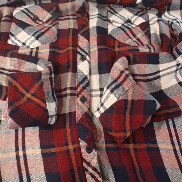 Rails Plaid Red Button Down Flannel Shirt M - Picture 13 of 14